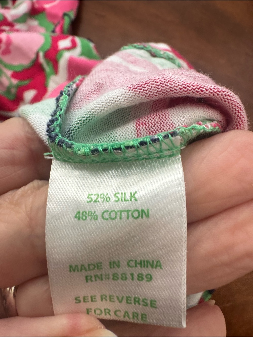 Lilly Pulitzer One-Shoulder Floral Mini Dress in Hot Pink and Green - Picture 5 of 5